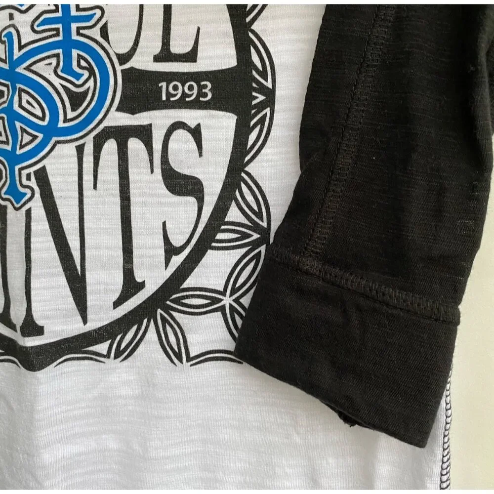St Paul Saints MN Soft As A Grape Tee Shirt Jersey Women's Sz S Black White NWT - Picture 5 of 8